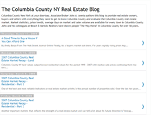 Tablet Screenshot of columbiacountyrealestate.blogspot.com