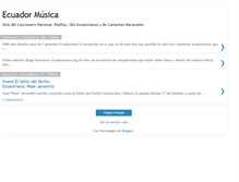 Tablet Screenshot of ecuamusica.blogspot.com