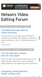 Mobile Screenshot of nelsonvideoediting.blogspot.com