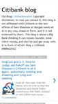 Mobile Screenshot of citibankblog.blogspot.com