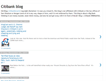 Tablet Screenshot of citibankblog.blogspot.com