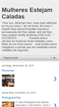 Mobile Screenshot of mulheresestejamcaladas.blogspot.com