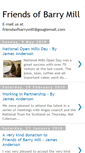 Mobile Screenshot of friendsofbarrymill.blogspot.com