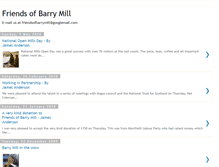 Tablet Screenshot of friendsofbarrymill.blogspot.com