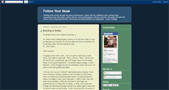 Desktop Screenshot of followyourmuse.blogspot.com