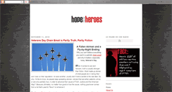Desktop Screenshot of hopefortheheroes.blogspot.com