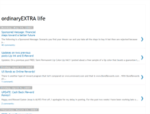 Tablet Screenshot of ordinaryextralife.blogspot.com
