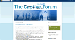 Desktop Screenshot of captiveforum.blogspot.com