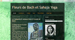 Desktop Screenshot of fleursdebach-sahajayoga.blogspot.com