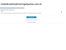 Tablet Screenshot of clubedexadrezdemaringa.blogspot.com
