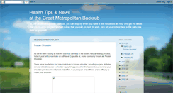 Desktop Screenshot of greatbackrubs.blogspot.com