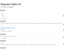 Tablet Screenshot of blogparainglesver.blogspot.com