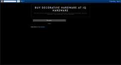 Desktop Screenshot of iqhardware.blogspot.com