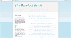 Desktop Screenshot of barefootbride-thebarefootbride.blogspot.com