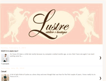 Tablet Screenshot of lustreboutique.blogspot.com