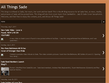 Tablet Screenshot of allthingssade.blogspot.com