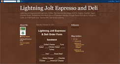 Desktop Screenshot of lightningdeli.blogspot.com