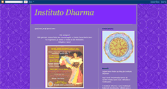 Desktop Screenshot of institutodharma.blogspot.com