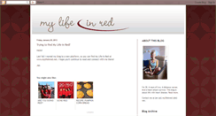 Desktop Screenshot of my-red-life.blogspot.com