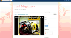 Desktop Screenshot of ipadmagazinesapps.blogspot.com