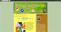 Desktop Screenshot of elrinconecologico.blogspot.com