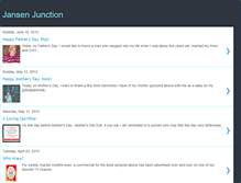 Tablet Screenshot of jansenjunction.blogspot.com