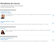 Tablet Screenshot of periodismodeciencia.blogspot.com