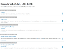 Tablet Screenshot of karenisrael.blogspot.com