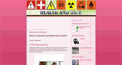 Desktop Screenshot of health-act-safety.blogspot.com