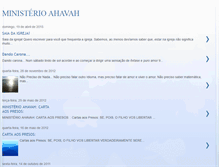 Tablet Screenshot of ministerioahavah.blogspot.com