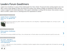 Tablet Screenshot of leadersforumgoodtimers.blogspot.com