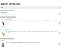 Tablet Screenshot of butik-sicomel.blogspot.com