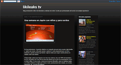 Desktop Screenshot of likileakstv.blogspot.com