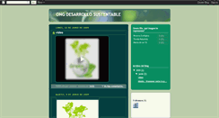 Desktop Screenshot of ongdesarrollosustentable.blogspot.com