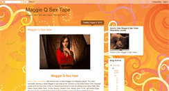 Desktop Screenshot of maggie-q-sex-tape-on.blogspot.com