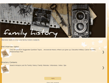 Tablet Screenshot of familyhistoryindex.blogspot.com