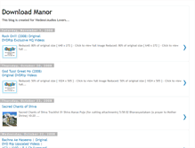Tablet Screenshot of downloadmanor.blogspot.com