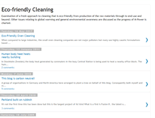 Tablet Screenshot of ecocleaning.blogspot.com