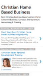 Mobile Screenshot of christianhomebasedbusinessreview.blogspot.com