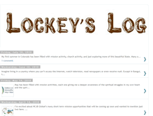 Tablet Screenshot of dlockey.blogspot.com