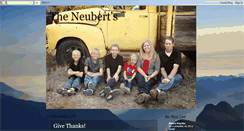 Desktop Screenshot of neubertclan.blogspot.com