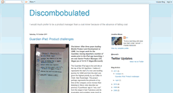 Desktop Screenshot of discombobulatedpm.blogspot.com