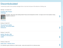 Tablet Screenshot of discombobulatedpm.blogspot.com