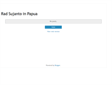 Tablet Screenshot of papua-radsnews.blogspot.com