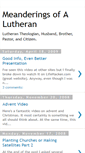 Mobile Screenshot of meanderinglutheran.blogspot.com
