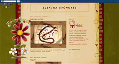 Desktop Screenshot of elektragyongyei.blogspot.com