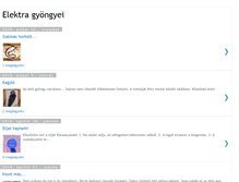 Tablet Screenshot of elektragyongyei.blogspot.com