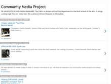 Tablet Screenshot of communitymediaproject.blogspot.com