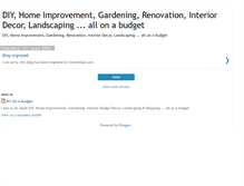 Tablet Screenshot of diy-gardening-home-decor-shopping.blogspot.com