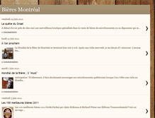 Tablet Screenshot of bieresmontreal.blogspot.com